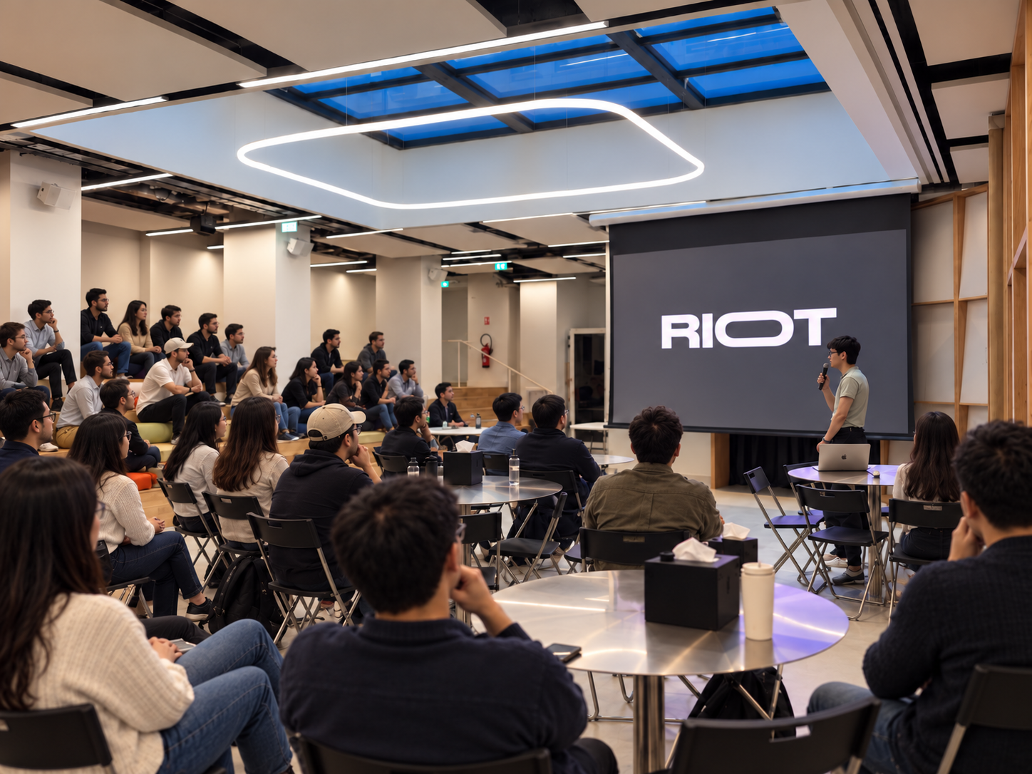 Modern Tech Talk Audience with RIOT Presentation